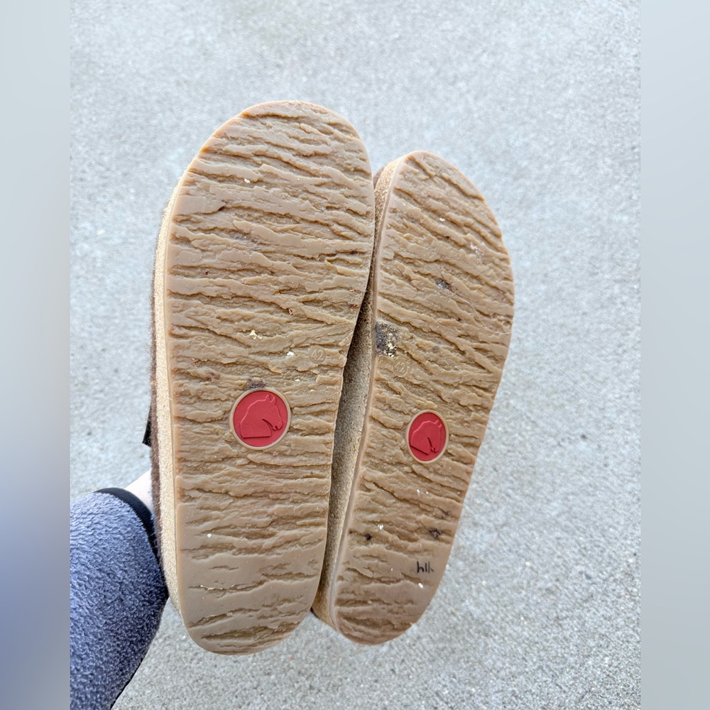 Haflinger GZ Classic Grizzly Clog in Chocolate size 42 - Picture 6 of 7